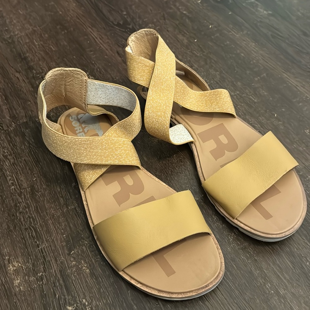 Sorel Ella sandals 8.5 tan